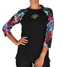 Blusinha Manga Longa Hurley Raglan Orchid Snake
