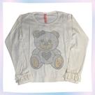 Blusinha Manga Longa Urso