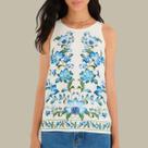 Blusinha Regata Farm Laura Estampada Original Verão 26