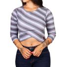 Blusinha Stripe Stone Hang Loose