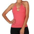 Blusinha Tricats Canelada Decote Snap - Salmão