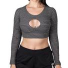 Blusinha Tricats Cropped Canelada Shine Blusinha Tricats Cropped Canelada Shine