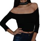Blusinha Tricats Manga Longa - Preto