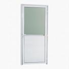 Bmk porta 1/2 lambril 1/2 vidrao mini boreal esquerda branco - linha super-25 - 210x90 (92290)