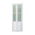Bmk porta camarão 1/2 lambril 1/2 vidrao mini boreal direita branco - linha 25 - 210x60 (92160c)
