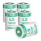 BOANV LS14250 Baterias de Lítio 1/2AA 3,6V 1300mAh Pacote com 5