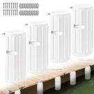 Boat Dock Bumpers EXCELFU, infláveis, resistentes a UV, 15x15x10cm, pacote com 4