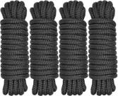 Boat Dock Lines PACTHSD, nylon trançado duplo, 1/2 x 4,5 m, pacote com 4