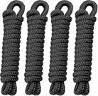 Boat Fender Lines PACTHSD, pacote com 4, 10 pés, nylon de grau marinho