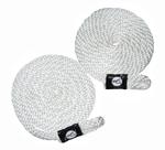 Boat Fender Lines TaylorMade, pacote com 2, 9,5 mm x 1,8 m, branco Boat Fender Lines TaylorMade, pacote com 2, 9,5 mm x 1,8 m, branco