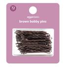 Bobby Pins Amazon Basics Brown 72 unidades com estojo Bobby Pins Amazon Basics Brown 72 unidades com estojo