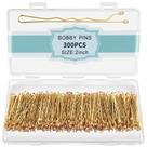 Bobby Pins EWAGOA Blonde para mulheres, meninas e crianças (300 unidades)