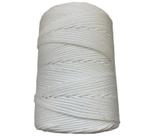 Bobina Corda Fio 3mm Trançada Polipropileno Rolo 850gr Branco Rolo Fechado Ideal fixação de redes de segurança, tendas e Bobina Corda Fio 3mm Trançada Polipropileno Rolo 850gr Branco Rolo Fechado Ideal fixação de redes de segurança, tendas e