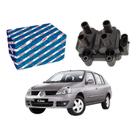 Bobina De Ignição Bosch Clio Sedan 1.0 1.6 8v 2003 A 2007