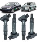 Bobina de ignição toyota rav4 2.0 2.4 2001 á 2008 camry 2.4 2002 á 2010 kit c/4 unidades Bobina de ignição toyota rav4 2.0 2.4 2001 á 2008 camry 2.4 2002 á 2010 kit c/4 unidades