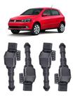 Bobina de ignição vw gol fox saveiro jetta up! audi a3 a1 - 030905110b kit c/4 unidades