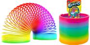 Bobina de plástico Fidget Toy JA-RU Big Magic Rainbow Color