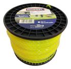 Bobina Fio Nylon Roçadeira 3mm Quadrado 220m Resistente 2kg