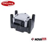 Bobina Ign vw Gol G3/g4 1.0 Gol G5/fox/golf/polo 1.6 Kombi 1.4 4 Pinos Delphi Bobina Ign vw Gol G3/g4 1.0 Gol G5/fox/golf/polo 1.6 Kombi 1.4 4 Pinos Delphi