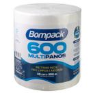 Bobina Pano Multiuso Limpeza 600un Picotado 300M Branco