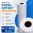 Bobina Papel Offset 60g Branco Rolo Sulfite 40cm x 100m Premium Impressão Moldes Desenho Bobina Papel Offset 60g Branco Rolo Sulfite 40cm x 100m Premium Impressão Moldes Desenho