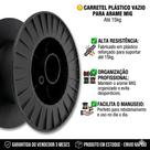 Bobina Para Enrolar Carretel Plástico Forte 15kg Resistente
