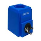 Bobina para valvula direcional hidraulica 24 vdc azul z9-60-yc-24v