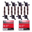 Bobinas de ignição e velas de ignição MAS DG521 SP-509 para Ford
