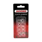 Bobinas de plástico Janome, pacote com 10 para todos os modelos Janome Bobinas de plástico Janome, pacote com 10 para todos os modelos Janome
