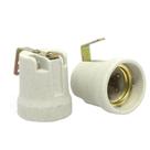 Bocal Adaptador E27 Porcelana com Cavalete Lucchi