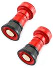 Bocal de mangueira de incêndio QWORK Heavy Duty Thermoplastic, pacote com 2