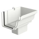 Bocal Direito Retangular Aquapluv Style Branco - 32029884 - Tigre Bocal Calha Retangul Direita Aquapluv Style Branco