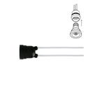 Bocal E27 Foxlux Pendente com Rabicho Preto Kit com 50 Unidades para Instalação de Iluminação