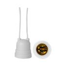 Bocal E27 Pendente Com Rabicho Branco Decorlux