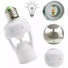 Bocal Inteligente Sensor Presença E27 Bivolt Instalação Rápida Economia Conta Luz Garantida