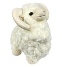 Bode Cabra De Pelúcia Branco 22Cms