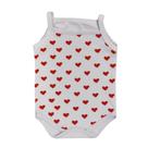 Body Alcinha Bebe Menina Roupa Verão Estampado 100% Suedine