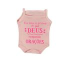 Body Alcinha Tematico Frase Bebe Menina Regata 100% Suedine Verão