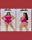 Body Ana Ruga cor:BrancoTamanho:GG