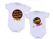Body baby branca ja com estampa fixa
