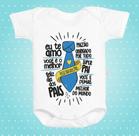 Body Baby Branco Dia dos Pais Super Papai Eu Te Amo
