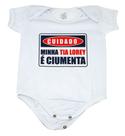 Body Baby Branco Personalizado Cuidado Minha Tia É Ciumenta Body Baby Branco Personalizado Cuidado Minha Tia É Ciumenta