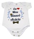Body Baby Branco Personalizado Eu Amo Meu Bisavô