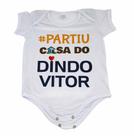 Body Baby Branco Personalizado Partiu Casa do Titio Dindo Body Baby Branco Personalizado Partiu Casa do Titio Dindo