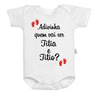 Body Baby Lembrancinha Adivinha Quem Vai Ser Titia E Titio