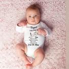 Body Baby Personalizado Surpresa Papai cegonha Com Bebê