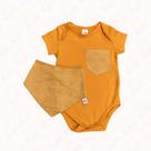 Body + bandana infantil menina / feminina kit 2 peças