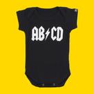 Body Bebê ABCD Preto Body Bebê ABCD Preto
