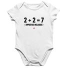 Body Bebê Algodão 2 + 2 = 7 (Impostos Inclusos) - Foca na Moda