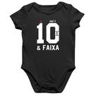 Body Bebê Algodão Aqui é 10 e Faixa - Foca na Moda